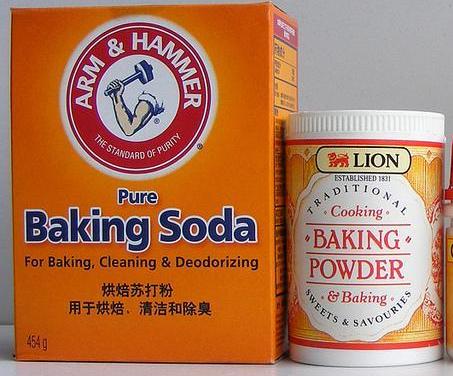 Baking soda baking powder