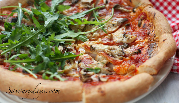 Đế Pizza cơ bản - Phần 2: Công thức Pizza đế giòn - Savoury Days