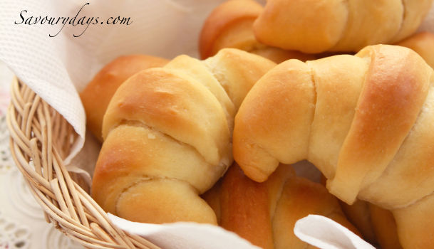 Bánh mì bơ mềm (Crescent roll) – Sừng trâu hay cua béo? - Savoury Days