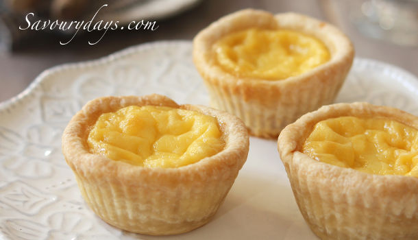 Nhật kí học làm bánh: Tart trứng - Savoury Days