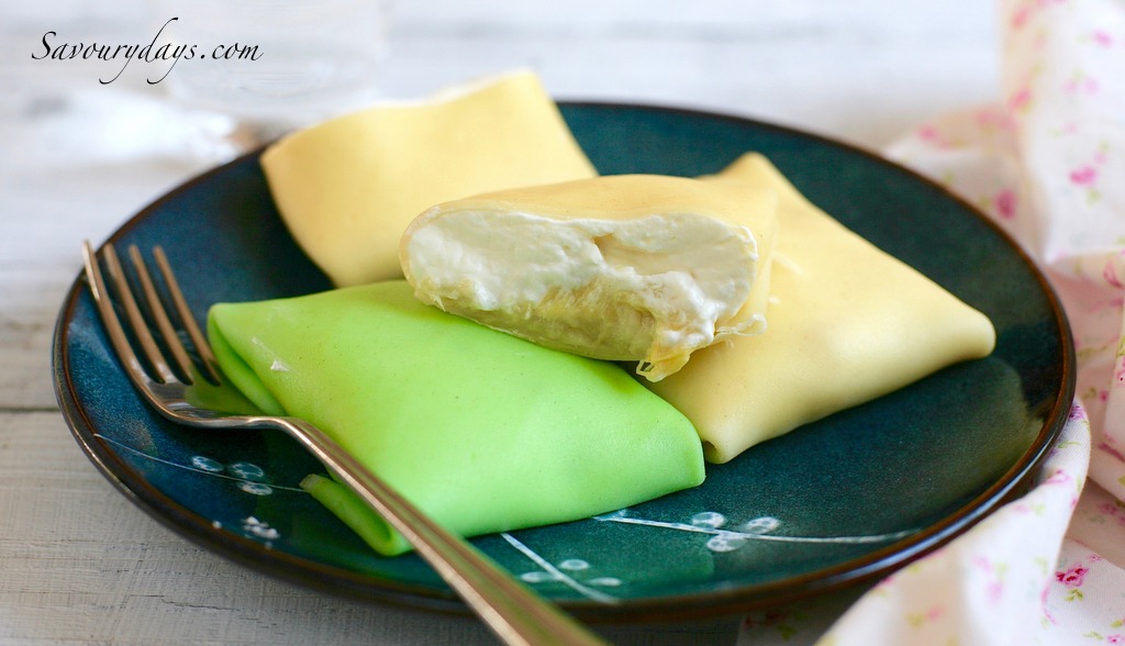 [Share] 2 Cách Làm Bánh Crepe Sầu Riêng Classic