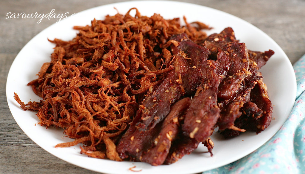 2 cách làm khô heo/ thịt lợn khô [VIDEO] - Savoury DaysSavoury Days