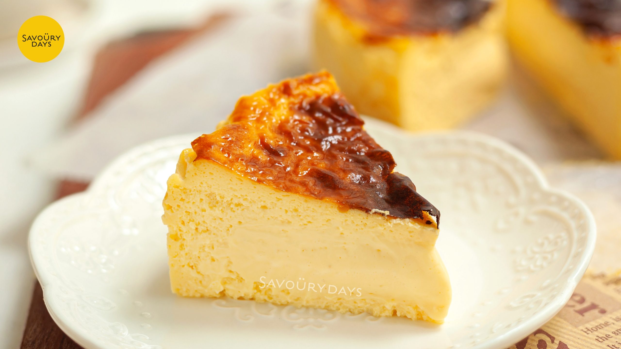 Cách làm BUNRT CHEESECAKE MỀM CHẢY - Savoury Days